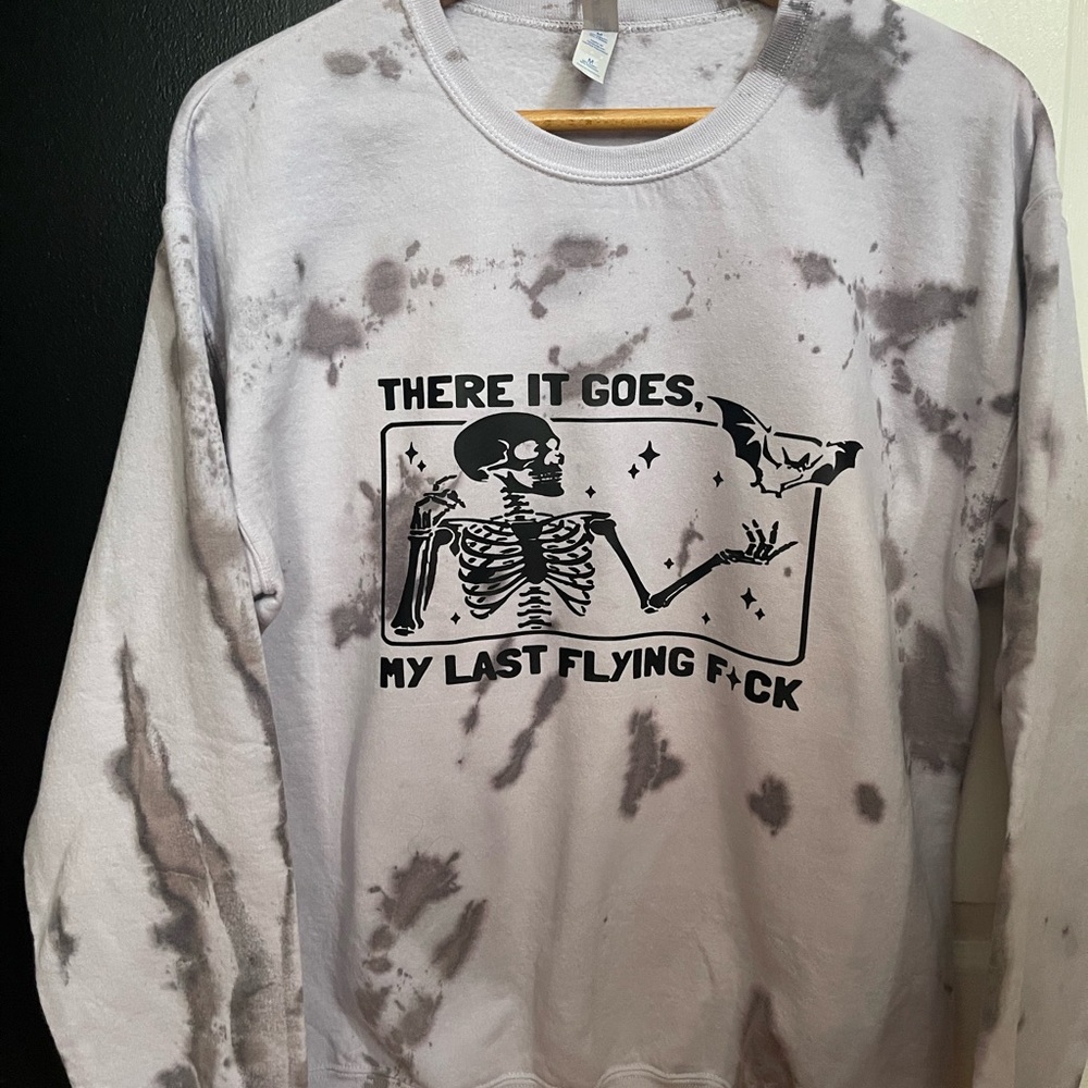 Skeleton Sweatshirt - my last flying f*uck